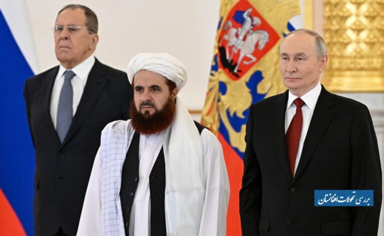 پذیرش سفیر طالبان توسط روسیه